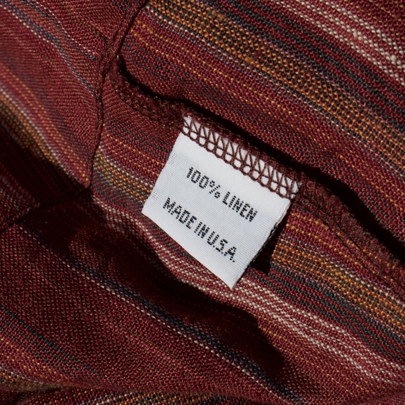 bryn Walker 100% Linen Wrap Style Sleeveless Blouse Made In The USA Size S - Picture 16 of 17